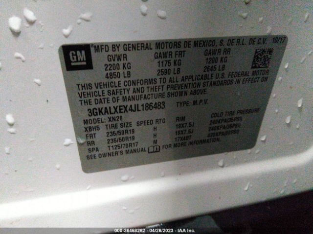 3GKALXEX4JL186483 GMC Terrain Denali