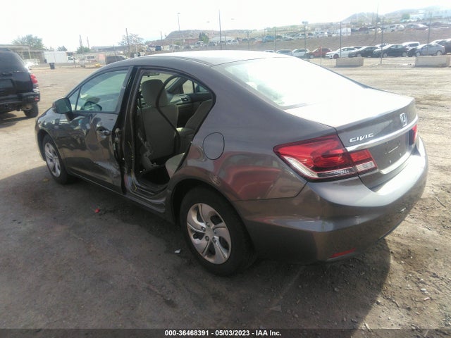 2013 HONDA CIVIC SDN LX VIN: 2HGFB2F5XDH567970