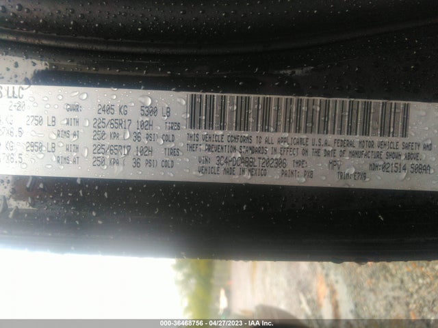Dodge Journey Se Value 2020 3C4PDCAB8LT202306 Image 9