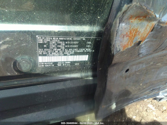 2021 TOYOTA RAV4 HYBRID VIN: 4T3R6RFV0MU011692