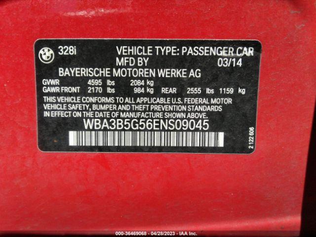 WBA3B5G56ENS09045 BMW 3 Series 328i Xdrive