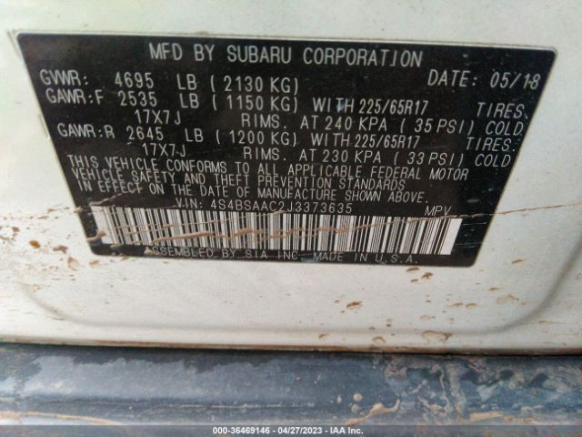 4S4BSAAC2J3373635 Subaru Outback