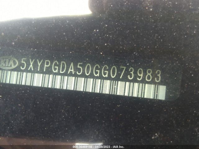 KIA SORENTO LX 2016 5XYPGDA50GG073983 Image 9