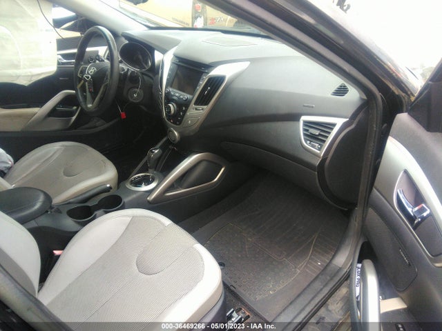 2012 HYUNDAI VELOSTER W/GRAY INT VIN: KMHTC6AD9CU045066