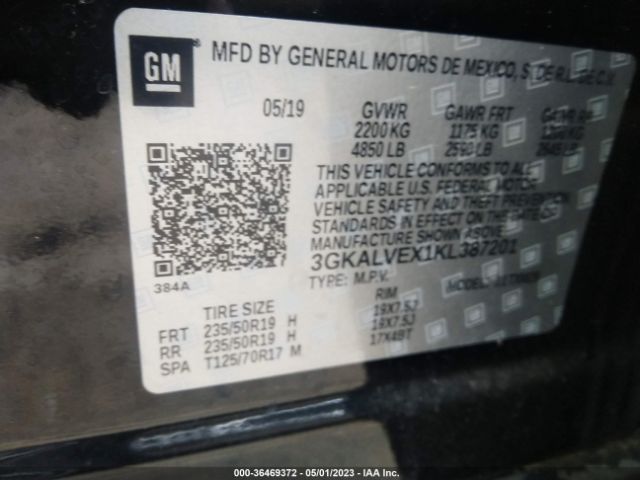 3GKALVEX1KL387201 GMC Terrain Slt