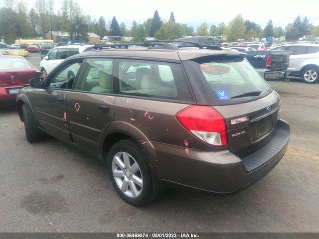 2008 SUBARU OUTBACK I/LL BEAN W/NAV VIN: 4S4BP61C987344103