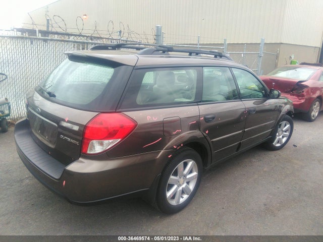 2008 SUBARU OUTBACK I/LL BEAN W/NAV VIN: 4S4BP61C987344103