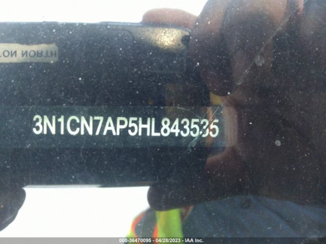 3N1CN7AP5HL843535 Nissan Versa Sedan Sv