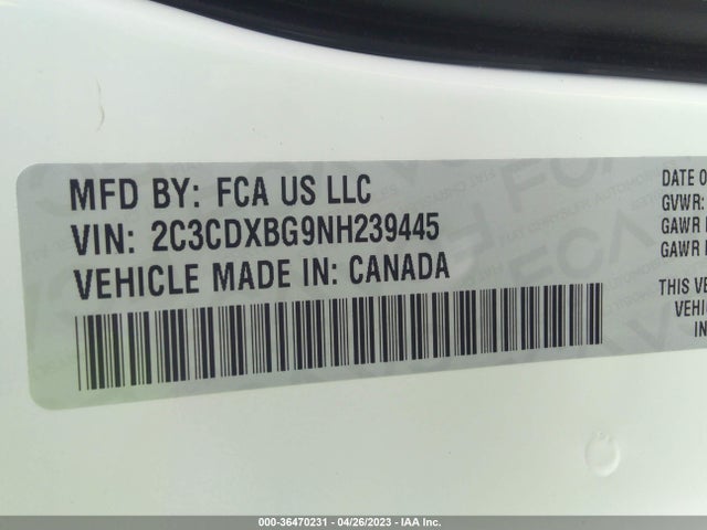 Dodge Charger Sxt 2022 2C3CDXBG9NH239445 Image 9