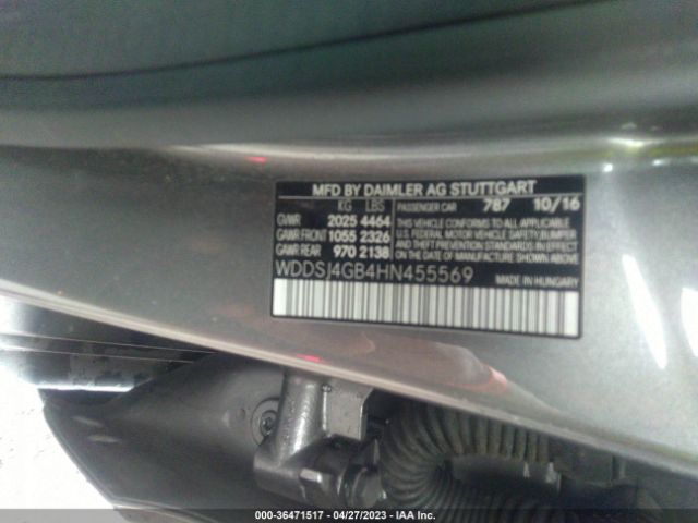 WDDSJ4GB4HN455569 Mercedes-Benz Cla Cla 250