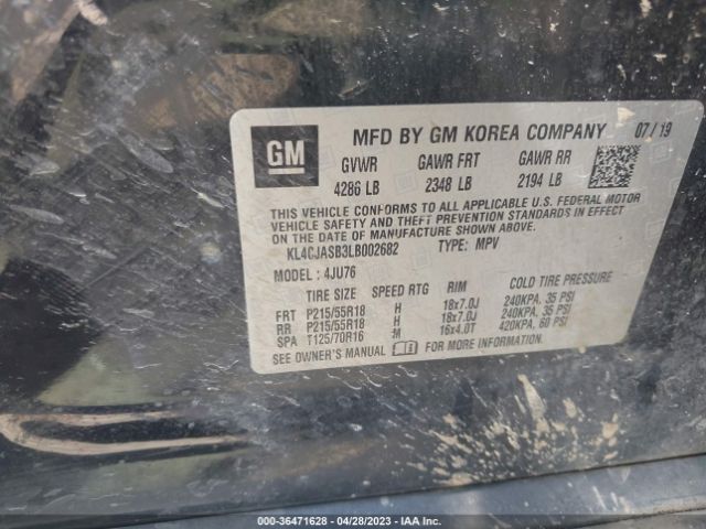 KL4CJASB3LB002682 Buick Encore Preferred