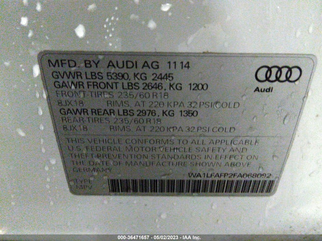 WA1LFAFP2FA068092 Audi Q5 Premium Plus