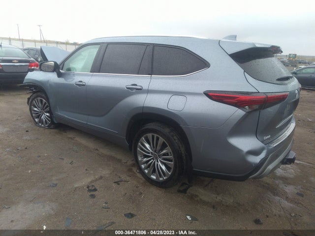 2021 TOYOTA HIGHLANDER PLATINUM VIN: 5TDFZRBH7MS100820