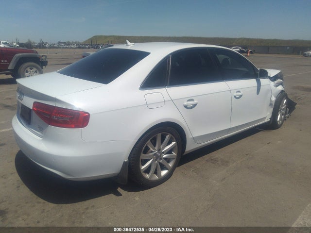 2013 AUDI A4 PREMIUM PLUS VIN: WAUFFAFL6DN009775
