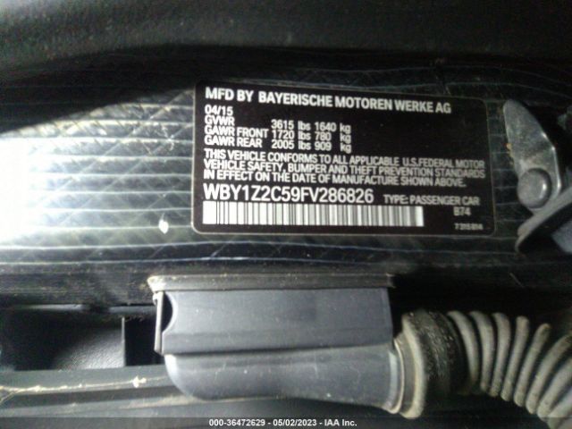WBY1Z2C59FV286826 BMW I3