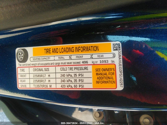 Chevrolet EQUINOX LT 2023 3GNAXUEG0PS142257 Image 9
