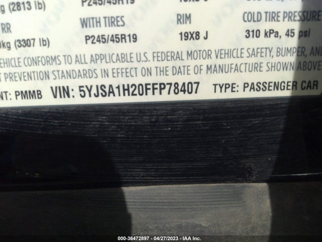 5YJSA1H20FFP78407 Tesla Model S 85d/p85d/70d/90d/p90d