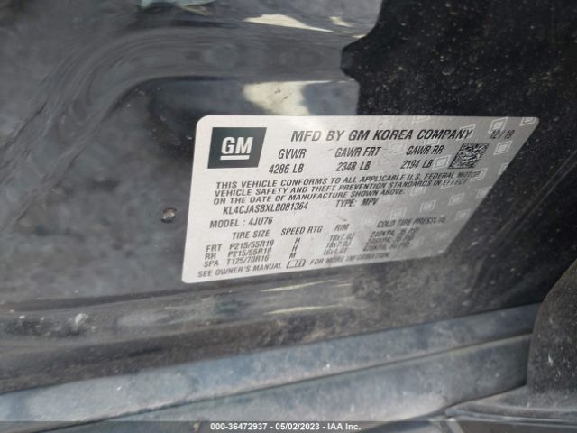 KL4CJASBXLB081364 Buick Encore Preferred
