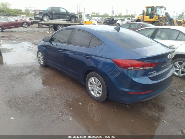 2017 HYUNDAI ELANTRA SE VIN: 5NPD74LF8HH187555