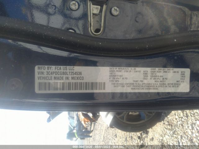 3C4PDCGB0LT254536 Dodge Journey Crossroad