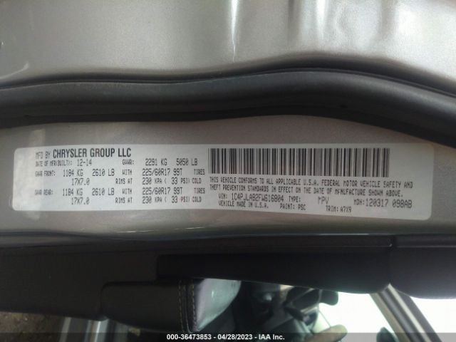 1C4PJLAB2FW616804 Jeep Cherokee Sport