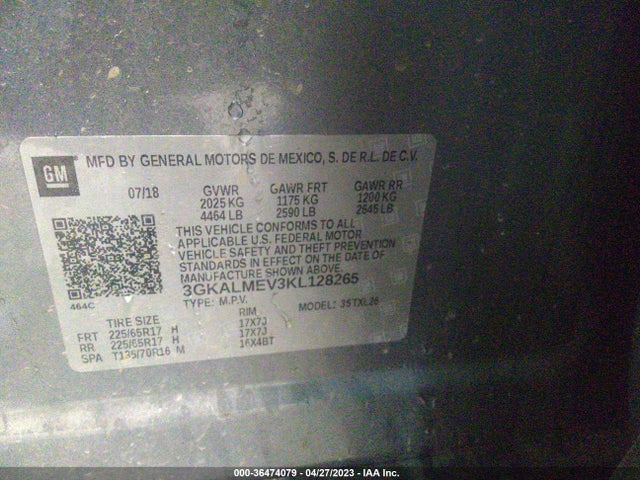 GMC Terrain Sle 2019 3GKALMEV3KL128265 Image 9
