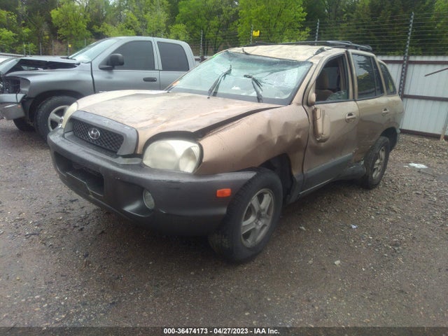 2004 HYUNDAI SANTA FE GLS VIN: KM8SC13D54U700837