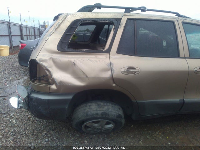 2004 HYUNDAI SANTA FE GLS VIN: KM8SC13D54U700837