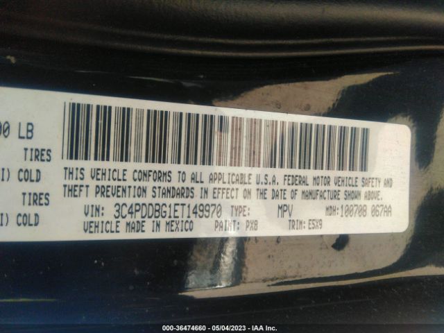 3C4PDDBG1ET149970 Dodge Journey Sxt