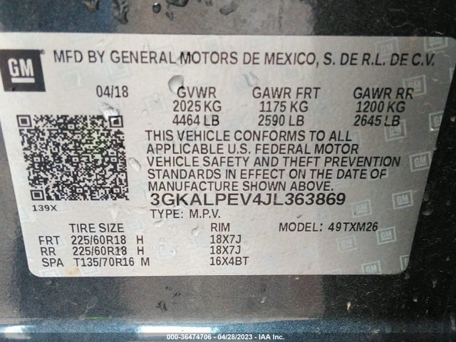 GMC Terrain Slt 2018 3GKALPEV4JL363869 Image 9
