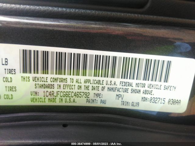 1C4RJFCG6EC465792 Jeep Grand Cherokee Overland