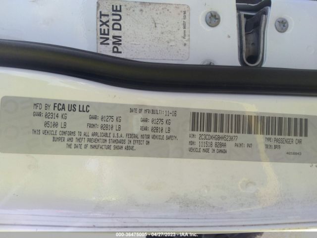 2C3CDXHG8HH523077 Dodge Charger Sxt