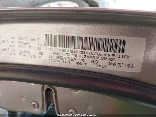 RAM 1500 Classic Lone Star 2019 1C6RR7LT2KS636221 Image 10