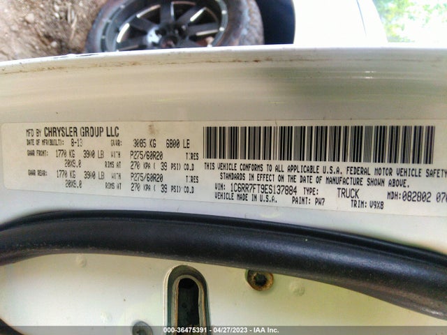 1C6RR7FT9ES137884 RAM 1500 Express