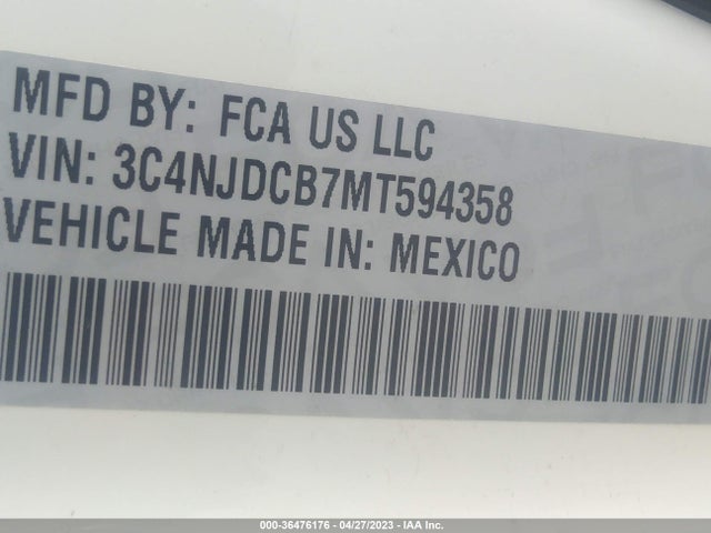Jeep Compass Limited 2021 3C4NJDCB7MT594358 Image 9