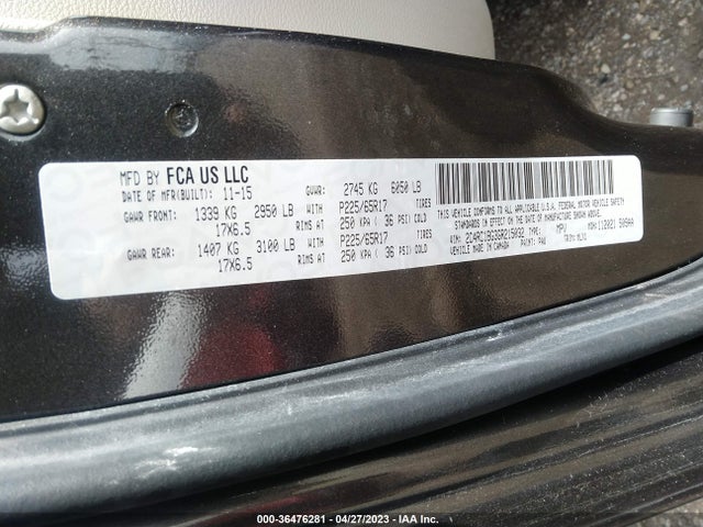 2C4RC1BG3GR215032 Chrysler Town & Country Touring