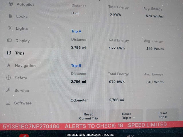 Tesla Model 3 Performance 2022 5YJ3E1EC7NF270486 Image 7