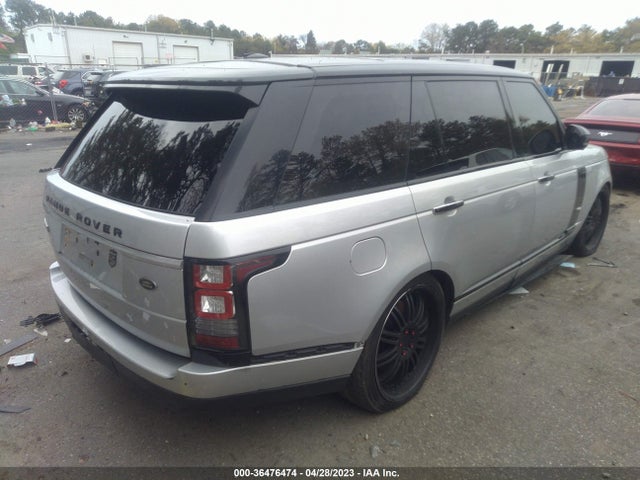 2014 LAND ROVER RANGE ROVER SUPERCHARGED VIN: SALGV3TF6EA172108