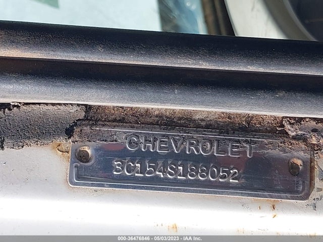 1963 CHEV C10 VIN: 3C154S188052