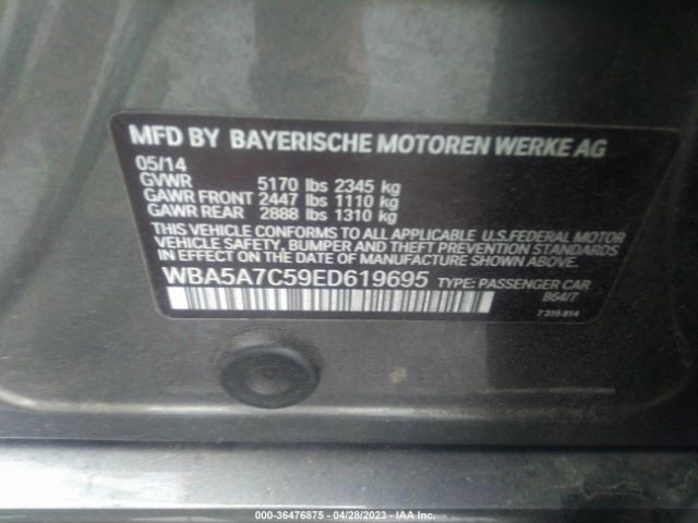 WBA5A7C59ED619695 BMW 5 Series 528i Xdrive