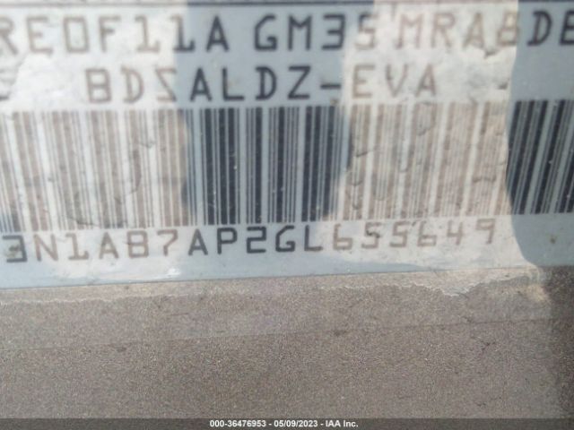 3N1AB7AP2GL655649 Nissan SENTRA SV