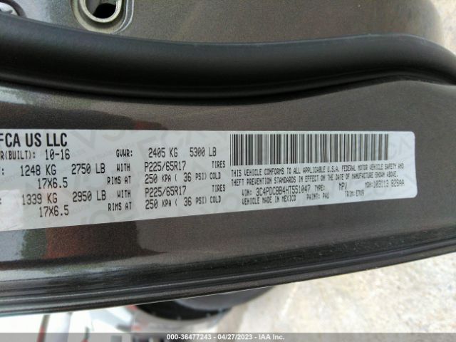 3C4PDCBB4HT551047 Dodge Journey Sxt