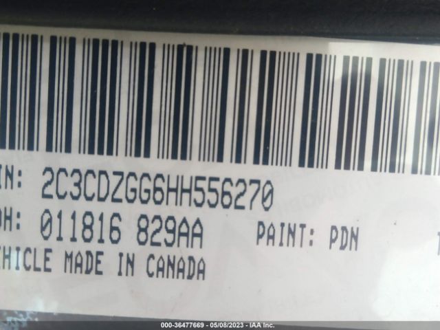2C3CDZGG6HH556270 Dodge Challenger Gt