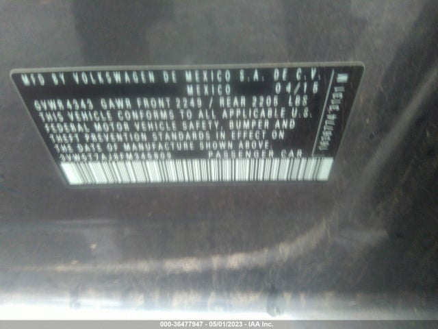3VW5T7AJ8FM345809 Volkswagen Jetta Sedan 2.0t Gli Sel
