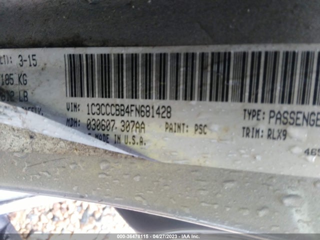 1C3CCCBB4FN681428 Chrysler 200 S