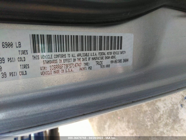 1C6RR6FT9FS714747 RAM 1500 Express