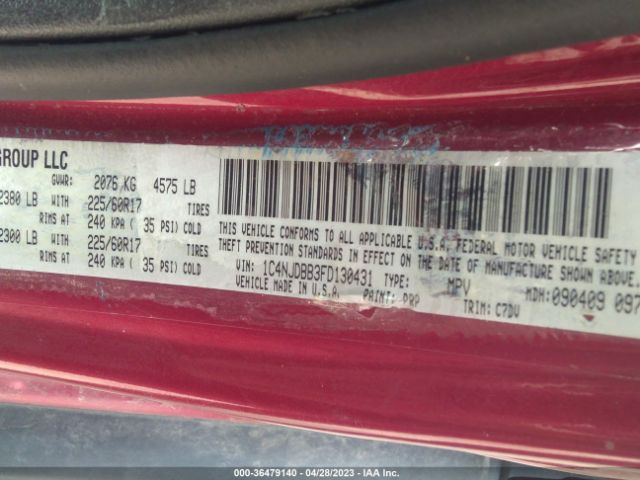 1C4NJDBB3FD130431 Jeep Compass Sport