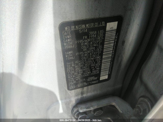 Nissan CUBE S 2014 JN8AZ2KR0ET352538 Image 11