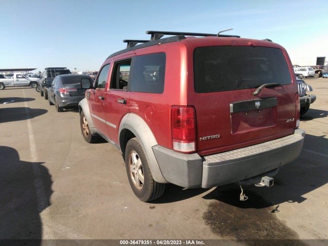 2007 DODGE NITRO SXT VIN: 1D8GU28K77W619871