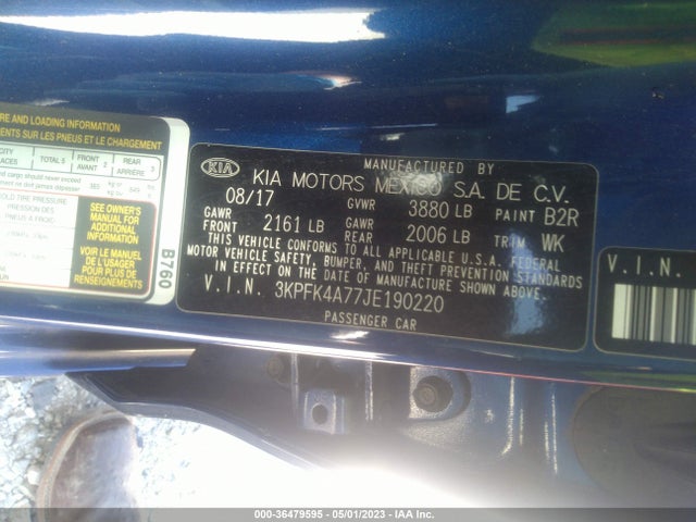 KIA FORTE LX 2018 3KPFK4A77JE190220 Image 11
